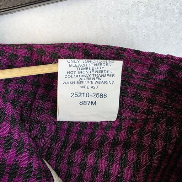 Dockers Levis Vintage Size 10 High Waist Trousers Pleated Houndstooth Deadstock - Picture 7 of 10